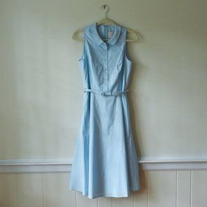 Gal Meets Glam Rose Dress, Light Blue, size 8
